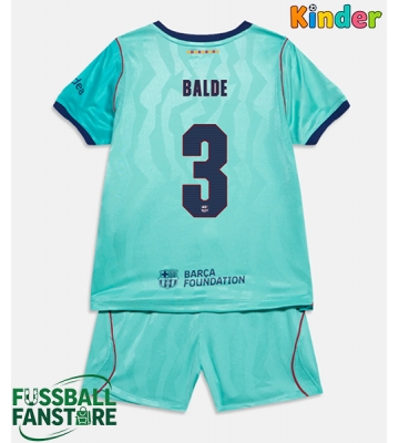 Barcelona Alejandro Balde #3 Replik 3rd trikot Kinder 2026-27 Kurzarm (+ Kurze Hosen)